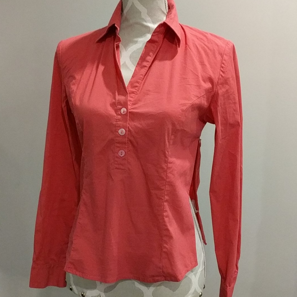 Tristan & Iseut coral blouse